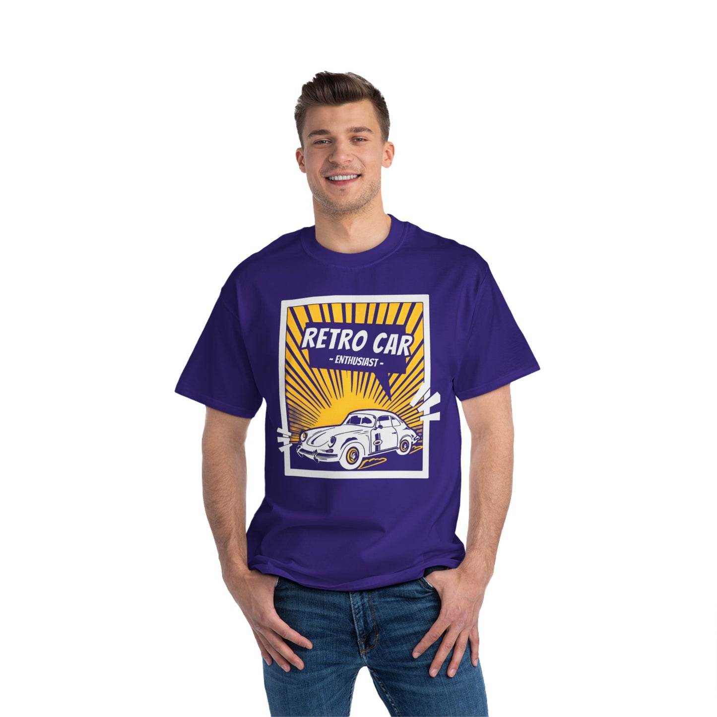 Retro Car Enthusiast -  Beefy-T®  Short-Sleeve T-Shirt