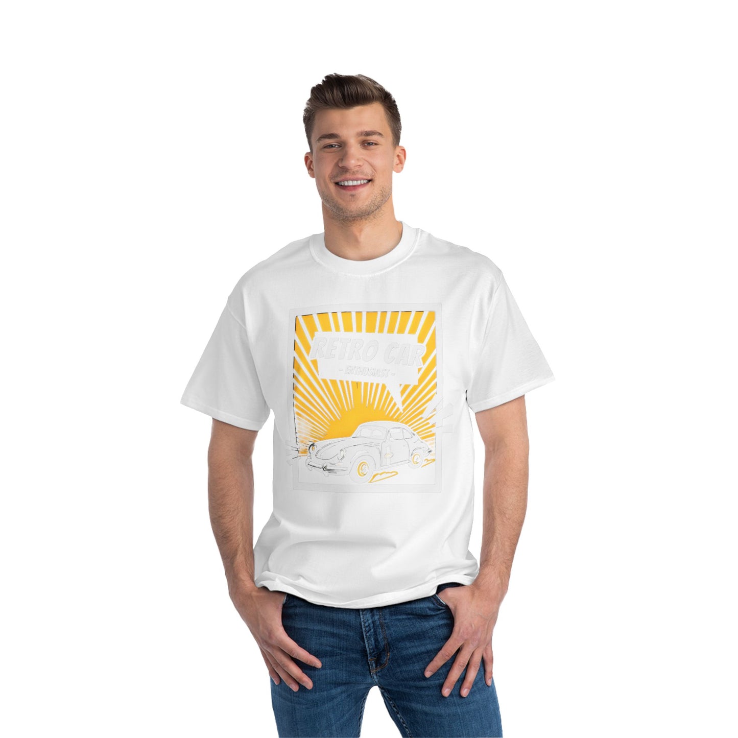 Retro Car Enthusiast -  Beefy-T®  Short-Sleeve T-Shirt