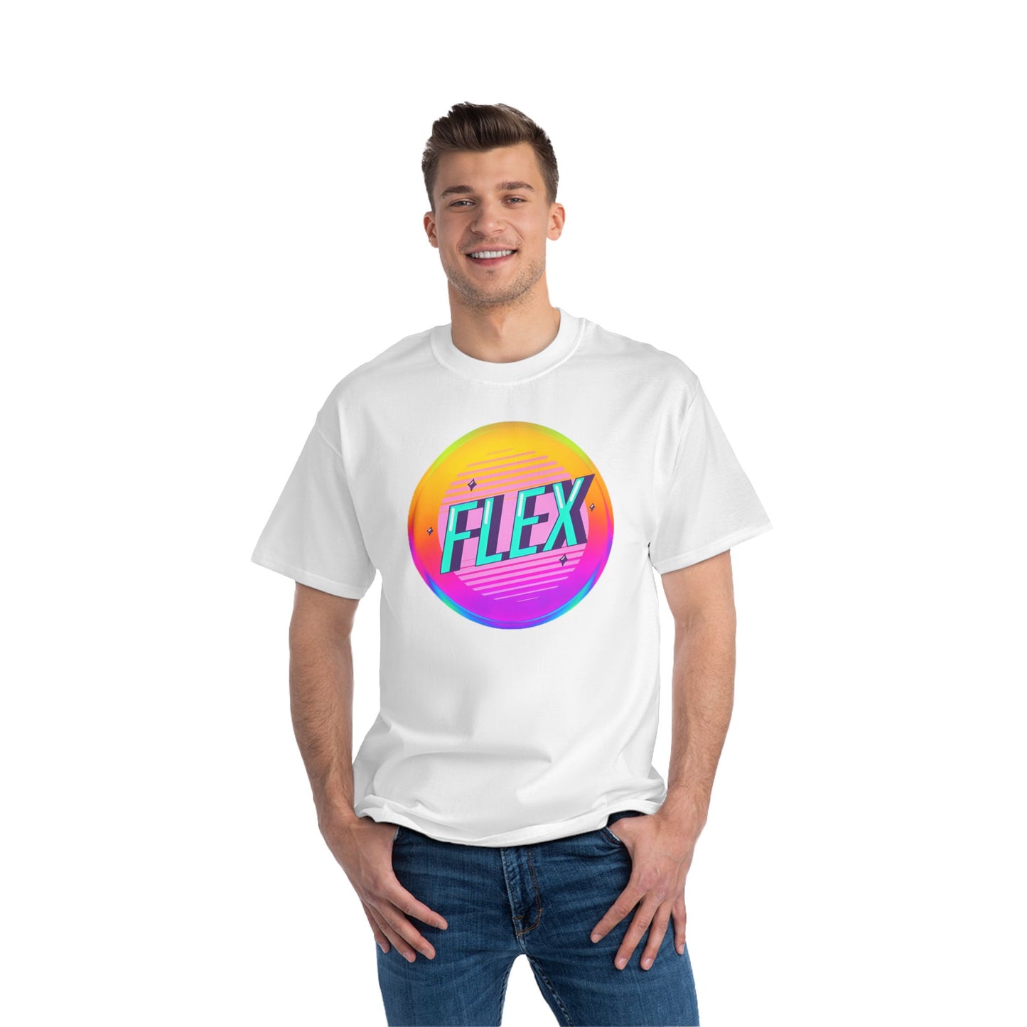 Flex  -  Beefy-T®  Short-Sleeve T-Shirt